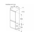 Bosch KIN86NSE0 - Frigorifero combinato, Installazione Incasso, 260 litri, No Frost, Classe energetica E - 2
