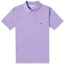Lacoste L1212 Classic Fit Cotton Polo in Neva Lilac (UK, Alpha, M, Regular, Regular) - 1