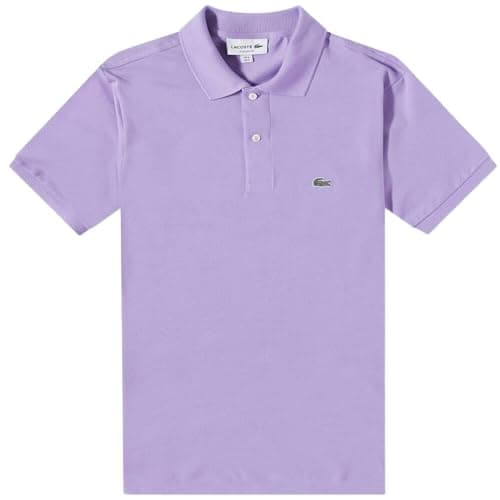 Lacoste L1212 Classic Fit Cotton Polo in Neva Lilac (UK, Alpha, M, Regular, Regular)