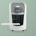 Leitz IQ OptiMax Distruggi documenti Small Office 350 P5 taglio micro, Tecnologia di rotazione del cestino, Capacità aumentata del 33%, 350 fogli A4 (22l), Distrugge 10-8 fogli, Autonomia di 20 Minuti - 11