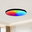 Refein Smart LED Ceiling Light Dimmable, 24W Flush Led RGB Colour Changing Ceiling Light Compatible with Alexa & Google Home 30CM Ceiling Lamps for Bedroom Bathroom Living Room (2700-6500K) - 1