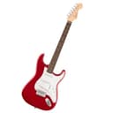 Fender Squier Debut Series Stratocaster Chitarra Elettrica, Chitarra per Principianti, con garanzia di 2 anni, Raso Rosso Dakota - 1