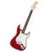Squier by Fender Debut Collection Stratocaster Electric Guitar, Laurel Fingerboard, White Pickguard, Dakota Red - 1