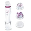 Beurer FC 95 Gesichtsbürste, porentiefe Reinigung der Gesichtshaut, elektrische Reinigungsbürste mit 4 Aufsätzen, für jeden Hauttyp geeignet, wasserfest, mit Akku - 1