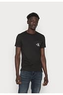 Calvin Klein Jeans Men's Core Monologo Pocket Slim Tee J30j320936 S/S T-Shirts, Black (Ck Black), L - 2