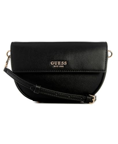 GUESS Cerelia Flap Shoulder Bag Black