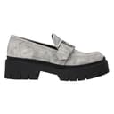 Hugo Women's Kris BKDPU Loafer_Flats, Open Grey60, 9 UK - 1