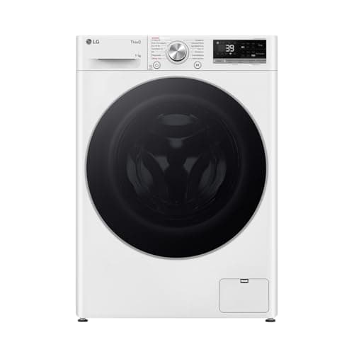 LG F4WR7011 Washing Machine, Class A-10%, 11 kg Capacity, 1350 rpm, AIDD, White