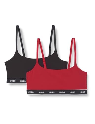 Hugo Bralette da Donna, Rosso Aperto, XS
