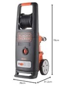 BLACK+DECKER Idropulitrice ad Alta Pressione BXPW2200PE con Patio Cleaner e Spazzola Fissa (2200 W, 150 bar, 440 l/h) - 8