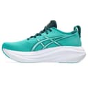 Asics Tenis de Correr Gel-Nimbus 27 para Hombre, Wave Teal/Saxon Green, 45 EU - 4
