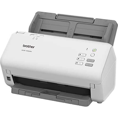Brother ADS-4300N Professional Desktop Scanner with Fast Scan Speeds, Duplex and Network