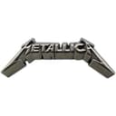 Metallica 3D Band Logo Pin Badge Size One Size - 1