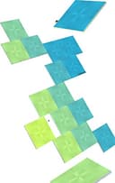 Nanoleaf Canvas Starter Kit, 17 Quadrati Pannelli Luminosi Smart LED RGBW, Applique da Parete Interno Modulari, Luci Led 16M Colori WiFi, Funziona con Alexa, Sincronia Musica e Monitor, Deco e Gaming - 1