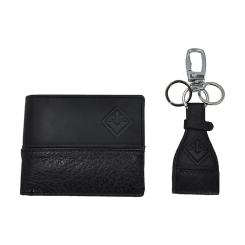 Parure Portafoglio Slim e Portachiavi di credito 100% Pelle - FIORENTINA 323445