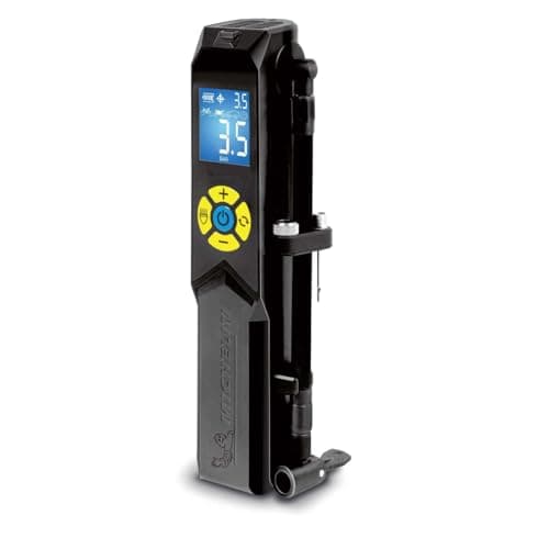 MICHELIN - Compressore USB ricaricabile senza fili per pneumatici - Manometro digitale da 10 bar - Batteria al litio da 2500 mAh - Adattatori inclusi - Torcia LED integrata