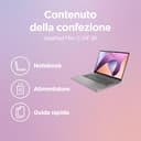 Lenovo IdeaPad Flex 5 Notebook - AMD Ryzen 7 7730U, RAM 16GB, 512GB SSD, Display 14" Touch WUXGA (1920x1200) IPS, Windows 11 Home, Tastiera italiana, Digital Pen inclusa - Arctic Grey - 9