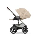 CYBEX Gold TALOS S LUX Kinderwagen, Ab Geburt bis 22 kg (ca. 4 Jahre), Mit Offroad-Federung, verstellbarem Griff und ergonomischer Liegeposition, Almond Beige - 10