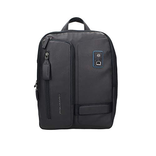 Piquadro Zaino in pelle espandibile Azul