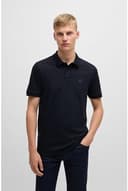 BOSS Mens Passenger Stretch-Cotton Slim-fit Polo Shirt with Logo Patch - 9