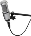 Audio-Technica AT2020GM Microfono cardioide a condensatore (connessione XLR) per voce fuori campo, podcasting, streaming e registrazione, Metallico - 2