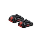 Bosch Professional 18V System set inicial de baterías: 2 baterías ProCORE18V 4.0Ah + cargador rápido GAL 18V-40 - 2