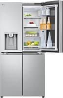 LG GMG861MBAE InstaView SLIM Multi-Door, Klasse E, 508 L, Kühlschrank mit Gefrierfach, Eis-, Crushed Ice- Wasserspender mit UVnano, Total NoFrost, Smart Inverter Kompressor, Wi-Fi, Farbe Metal Sorbet - 8