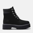 Timberland Stivali Stone Street 6 Inch Waterproof Taglia 40 Codice TB1A5RH5015 Nero Donna - 2