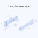 Tolesum Supporto Orizzontale per PS5 Slim/PS5 Pro, Stabile Supporto Base Antiscivolo per Facile Dissipazione del Calore Compatibile con la Console PlayStation 5 Slim Disc&Digital- NON per PS5(Bianco) - 8