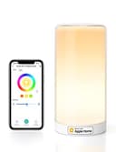 meross Lampada Smart da Comodino a LED, abat jour da comodino Portatile Compatibile con HomeKit, Alexa, Google e SmartThings, Luce Notturna LED Dimmerabile, per Camera da Letto, Soggiorno - 1