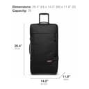 Eastpak TRANVERZ M Koffer, 67 x 35.5 x 30 cm, 78 L, Black - 5
