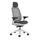 Steelcase Series 2 Ergonomic Office Chair With LiveBack Lumbar Support, 4D Armrests, Adjustable Headrest Nickel/Anthracite; Made in Europe - 1