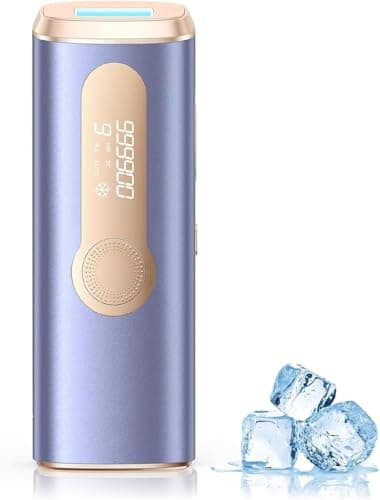 Haarlosy Depiladora Laser IPL con Refrigeración, Innovadora Función 3 en 1, 9 Niveles de Energía, 999,900 Flashes, Depiladora Luz Pulsada Indolora para Todo el Cuerpo,LCN1206