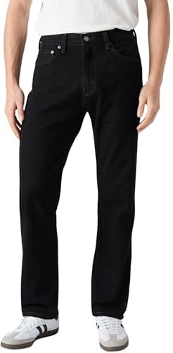Levi's 505 Regular Fit, Jeans Uomo, Nero, 36W / 34L