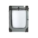 Amazon Basics Trasportino portatile e pieghevole a 4 porte, per cani e gatti, da viaggio, con lati morbidi, Grigio, M 76 cm x 54 cm x 54 cm - 6