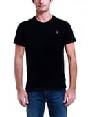 Polo Ralph Lauren Camiseta de té para Hombre, Negro (RL Black A0060)., XL - 7