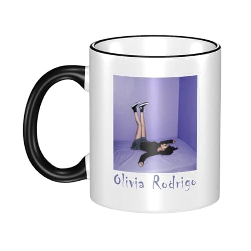 LANIPASTUA Hochwertige Rodrigo Singer Music Olivia Keramiktasse Seitenfarbe Kaffeebecher Ergonomisches Design Stabil und Stylisch Ideal für Zuhause und Büro