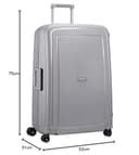 Samsonite S'Cure - Spinner L, Koffer, L 75 cm, 102 L, Silber (Silver) - 13