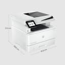 HP Laserjet Pro MFP 4102fdn 2Z623F, Stampante Multifunzione A4, Stampa Fronte e Retro Automatico in b/n, 42 ppm, USB Host, Fax, ADF, Gigabit Ethernet, Smart, Bianca - 4