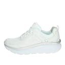 Skechers D'lux Walker Infinite Motion, Scarpe Da Ginnastica Donna, Bianca White Silver, 40 EU - 1