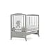 Foppapedretti, My Little Love, cuna con barandilla abatible, 131 x 73 x 108 cm, 27 kg, gris - 2