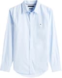 Tommy Hilfiger Uomo Camicia Flex Poplin Kent Collar Slim Fit, Blu (Sweet Blue), L - 4