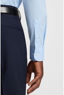 BOSS Herren H-HANK-C1-214 Slim-Fit Hemd aus elastischer Baumwoll-Popeline mit bügelleichtem Finish Hellblau 42 - 7