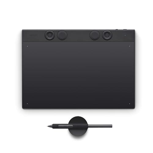 Wacom Intuos Pro Medium - Innovative Graphics Tablet Including Wacom Pro Pen 3, Compact & Lightweight - Versatile Choice as a Drawing Tablet for Illustrators, Designers & Photo Editors