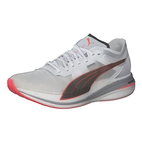 Puma Herren Laufschuhe Deviate Nitro Elite Racer 195204 Puma White-Lava Blast 44
