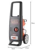 BLACK+DECKER Idropulitrice ad Alta Pressione BXPW1600PE con Patio Cleaner e Spazzola Fissa (1600 W, 125 bar, 420 l/h) - 10