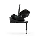 CYBEX Gold Babyschale Cloud G i-Size Comfort, Inkl. Neugeboreneneinlage, Ab Geburt bis ca. 24 Monate, Für Kinder ab 40 cm bis 87 cm, Max. 13 kg, Magic Black - 9