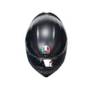 AGV - K1 S E2206, Full-face Motorbike Helmet, ECE, for Men, Racing Style with Spoiler, Air Intakes and Scratch Resistant Visor, 190° Field of View, with Intercom Ready, Matt Black, Large - 7