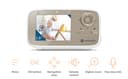 Motorola Nursery VM483 - Video Baby Monitors - Video Baby Monitor - 2.8 Inch Parental Unit - Infrared - Digital Zoom - Talk-Back Function, White (VM 483) - 11