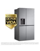 LG GSLV70PZTD - Frigorífico Americano, Nevera Americana, Inverter Linear Compressor, Door Clooning+, Puerta UltraSleek, Clasificación D, 635 L, Color Inox - 2